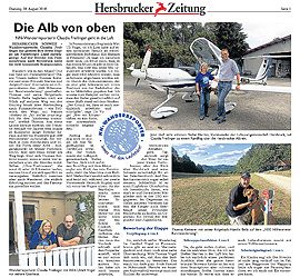 Die Alb von oben – Hersbrucker Zeitung vom 28.08.2018