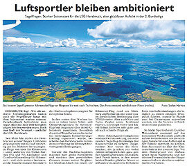 Luftsportler bleiben ambitioniert – Hersbrucker Zeitung vom 13.06.2020