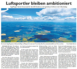 Luftsportler bleiben ambitioniert – Hersbrucker Zeitung vom 13.06.2020